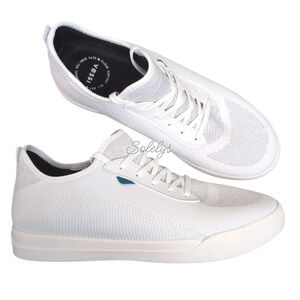Vessi Weekend Mens 13 Marble White Waterproof Knit Dyma-Tex Casual Sneaker